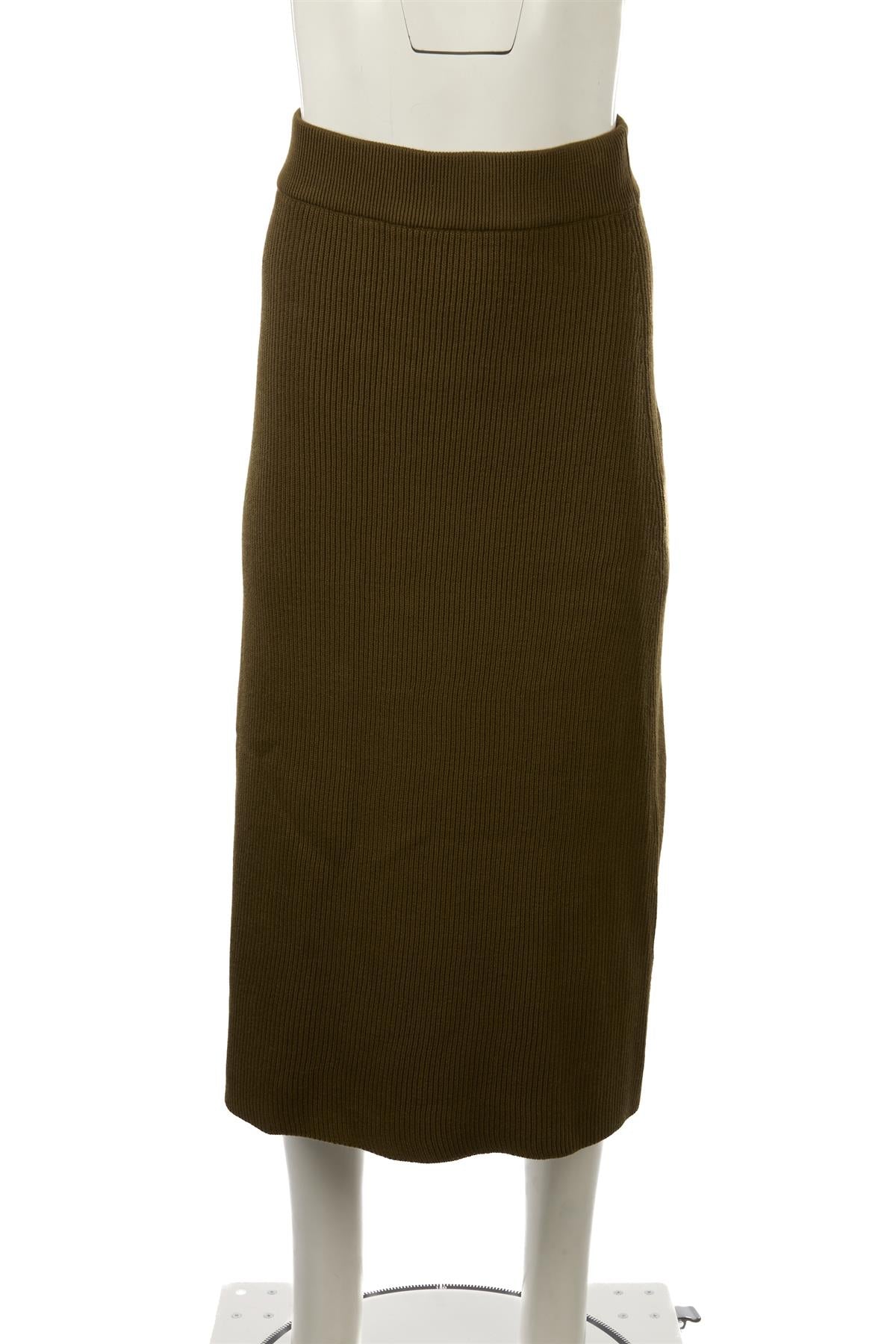 SÉZANE GREEN WOOL MIDI SKIRT MEDIUM