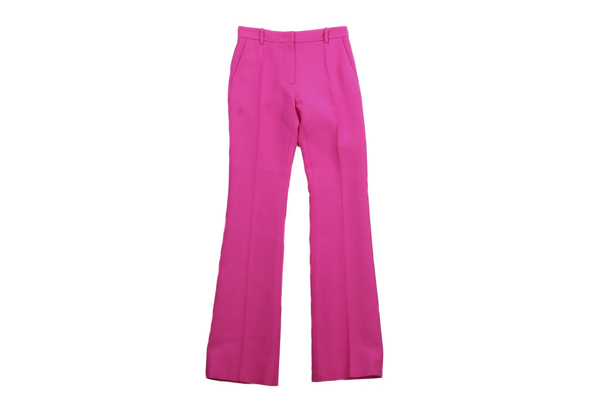 VALENTINO PINK WOOL STRAIGHT LEG PANTS IT 38 UK 6