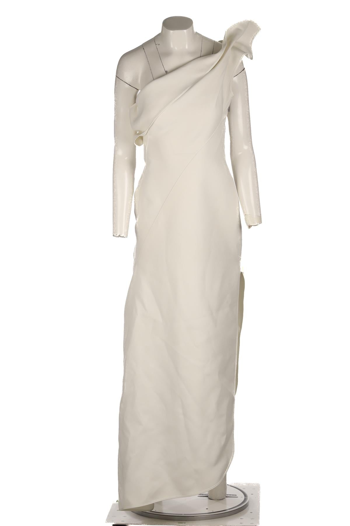 MATICEVSKI WHITE CREPE MAXI DRESS AU 10 UK 10