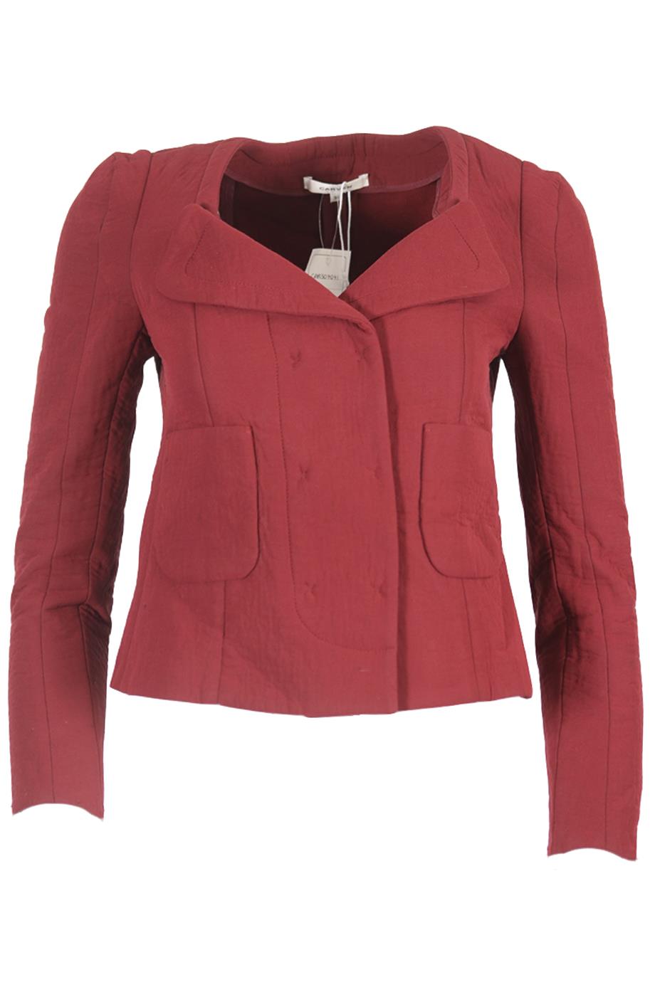CARVEN WOOL AND SILK BLEND JACKET FR 36 UK 8
