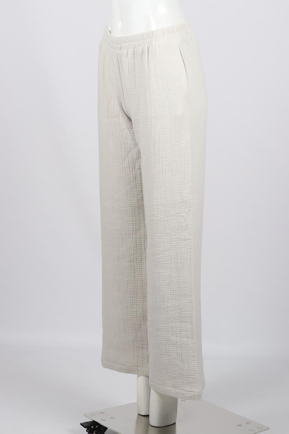 SABLYN COTTON BLEND WIDE LEG PANTS XSMALL