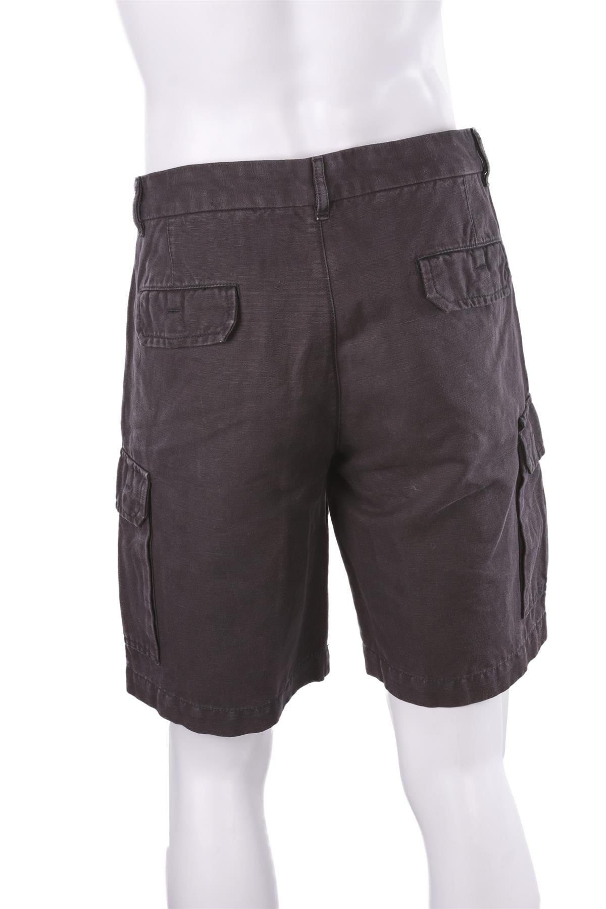 LORO PIANA NAVY MEN'S COTTON SHORTS IT 52 UK 36 FR 44