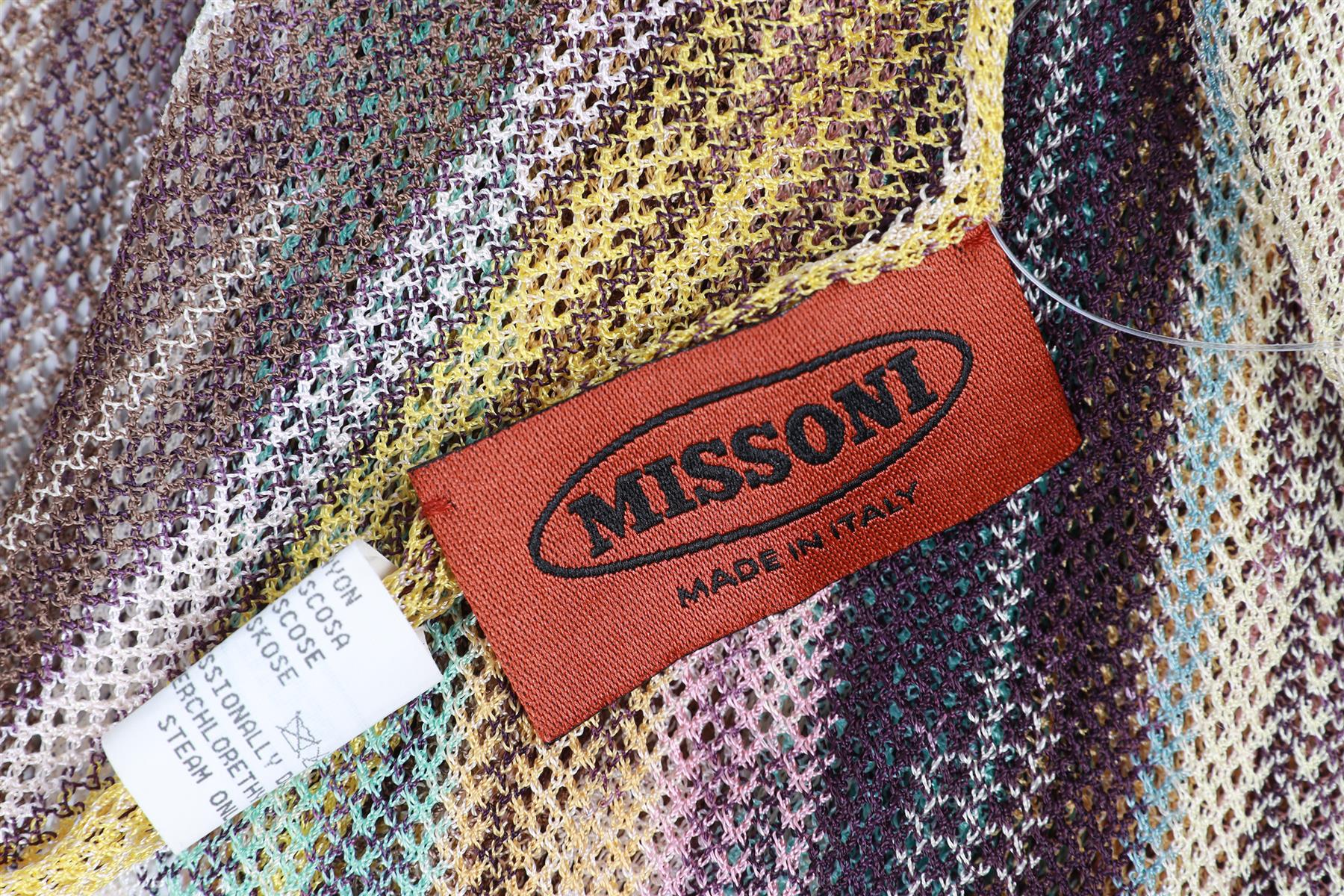 MISSONI MULTI CROCHET SCARF