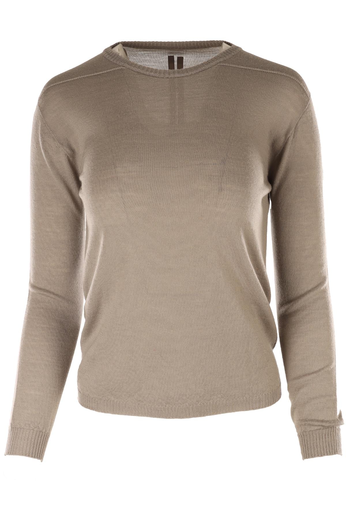 RICK OWENS GREY WOOL SWEATER UK 12