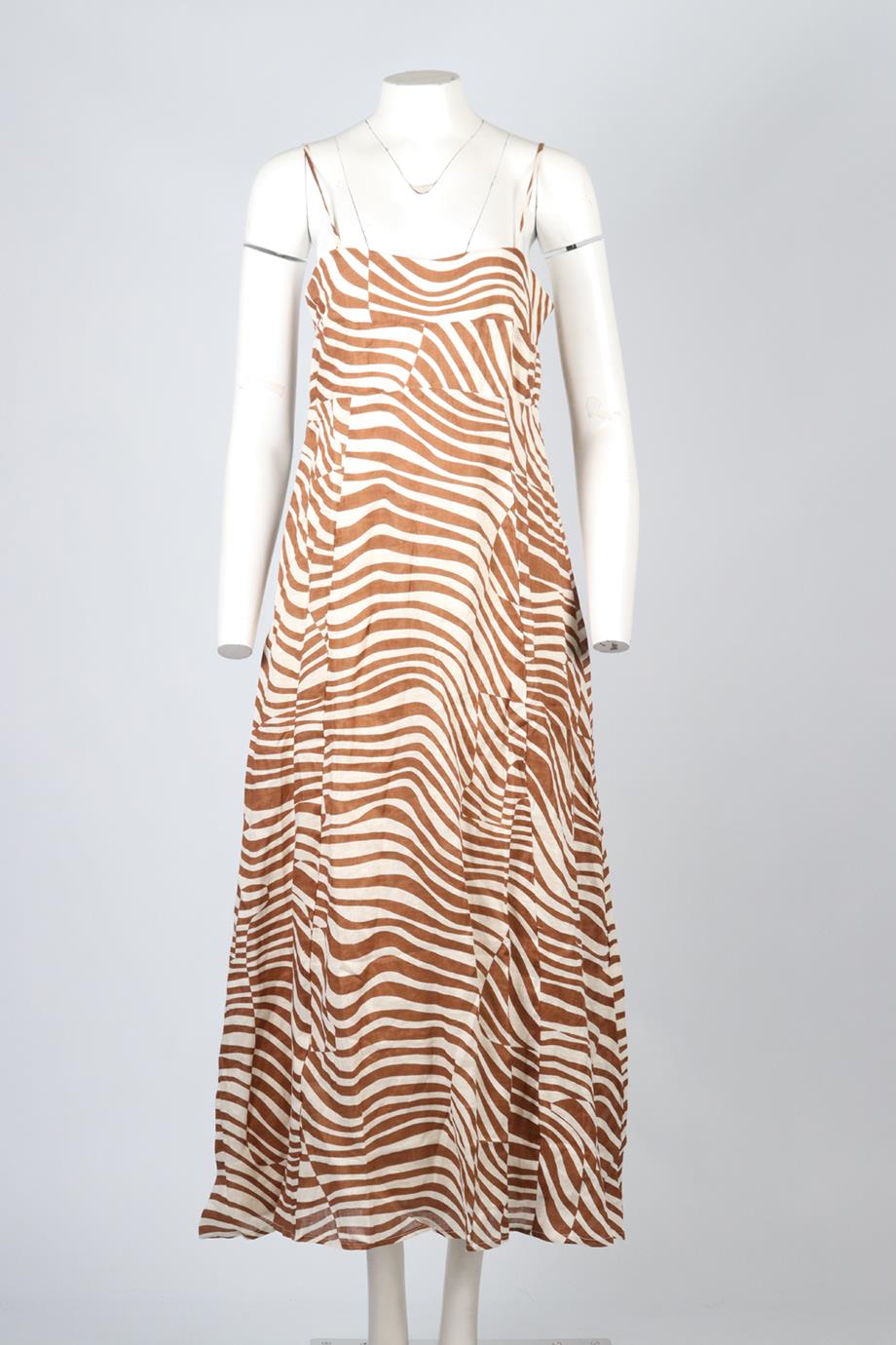 FAITHFULL THE BRAND LINEN MAXI DRESS XLARGE