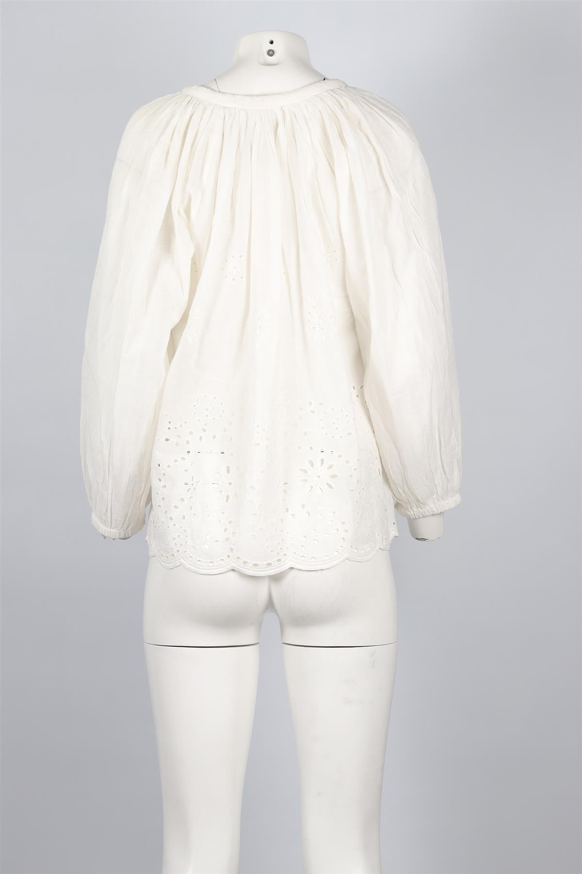 NILI LOTAN WHITE COTTON TOP SMALL