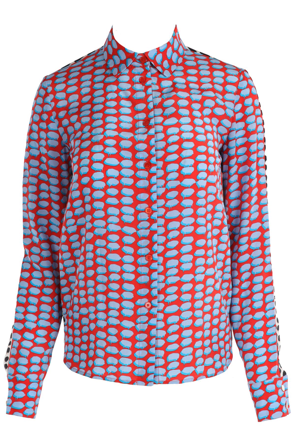 STELLA MCCARTNEY MULTI SILK SHIRT IT 36 UK 4