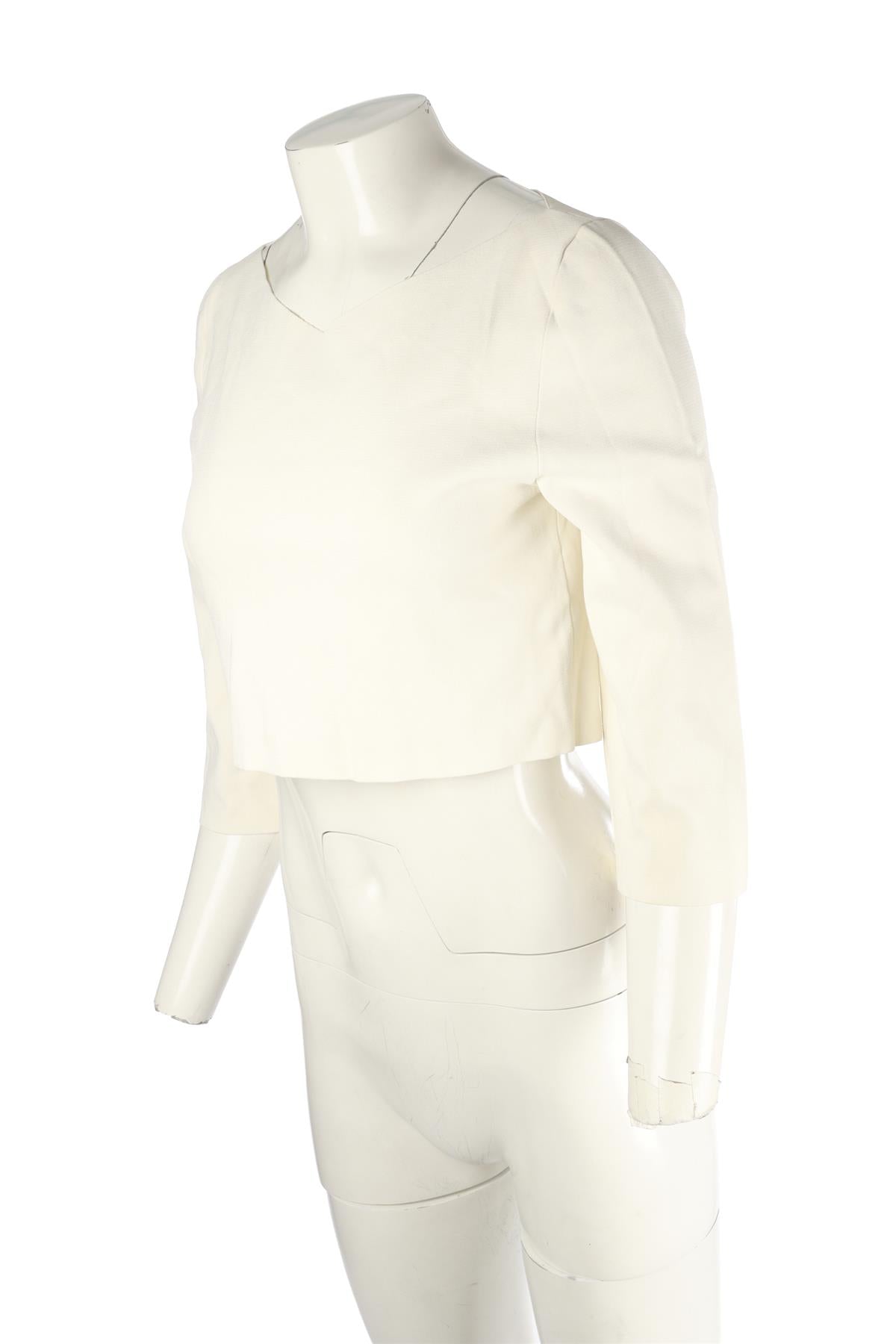 STELLA MCCARTNEY CREAM CREPE TOP IT 40 UK 8
