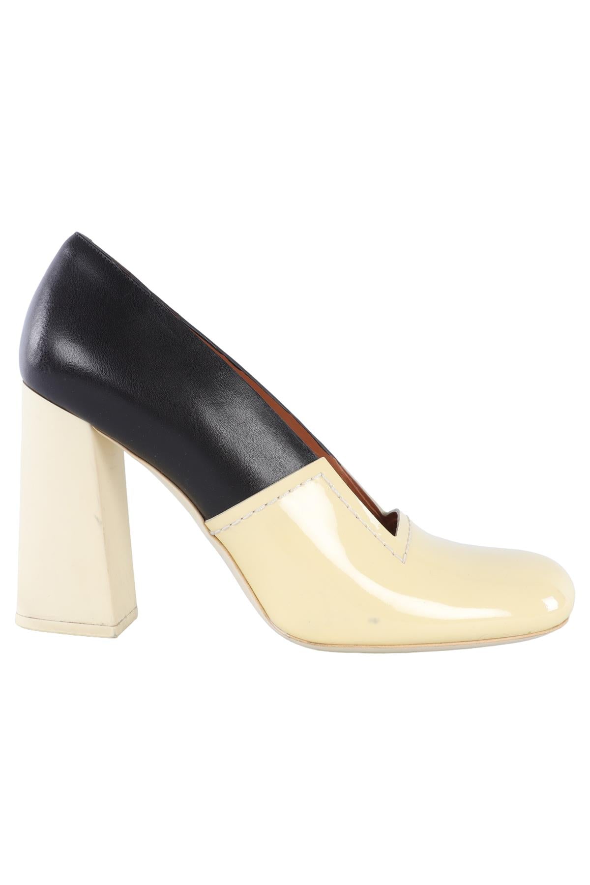 CELINE BLACK LEATHER PUMPS EU 38 UK 5