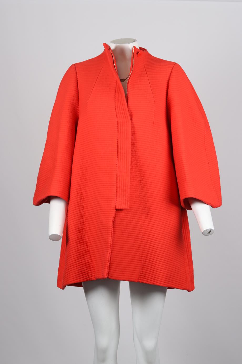 LANVIN QUILTED COTTON COAT FR 36 UK 8