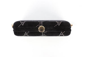 STELLA MCCARTNEY BLACK VELVET CLUTCH