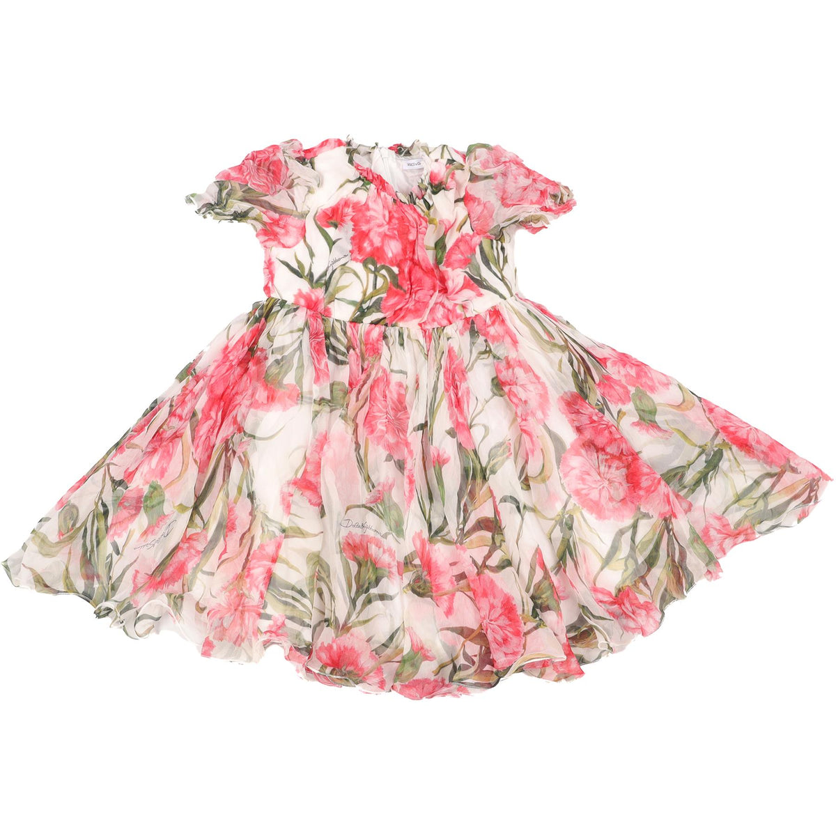 DOLCE & GABBANA PINK BABY GIRLS DRESS 18-24 MONTHS