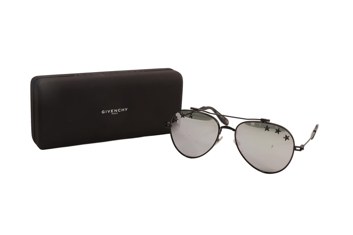 GIVENCHY BLACK METAL FRAME SUNGLASSES