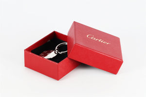 Cartier Silver Metal Key Ring
