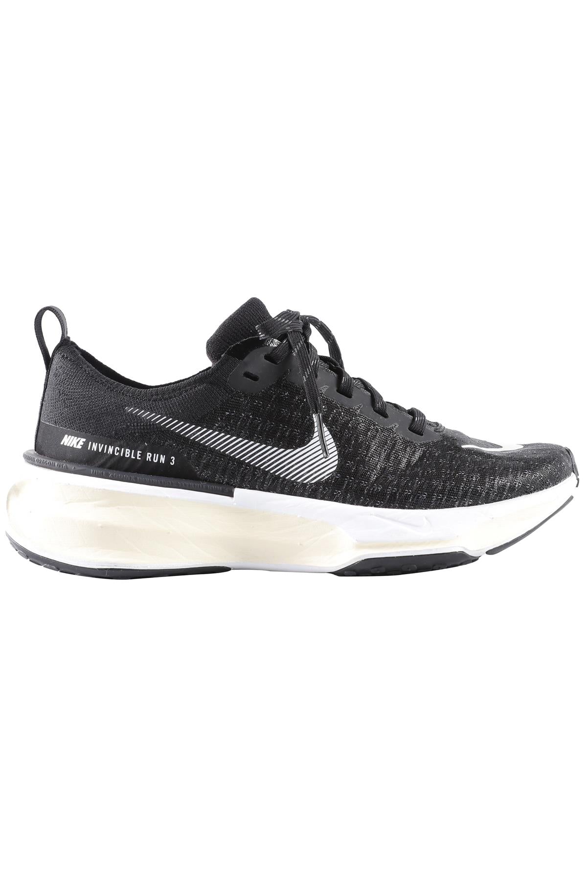 NIKE BLACK INVINCIBLE RUN 3 SNEAKERS EU 39 UK 5.5 US 8