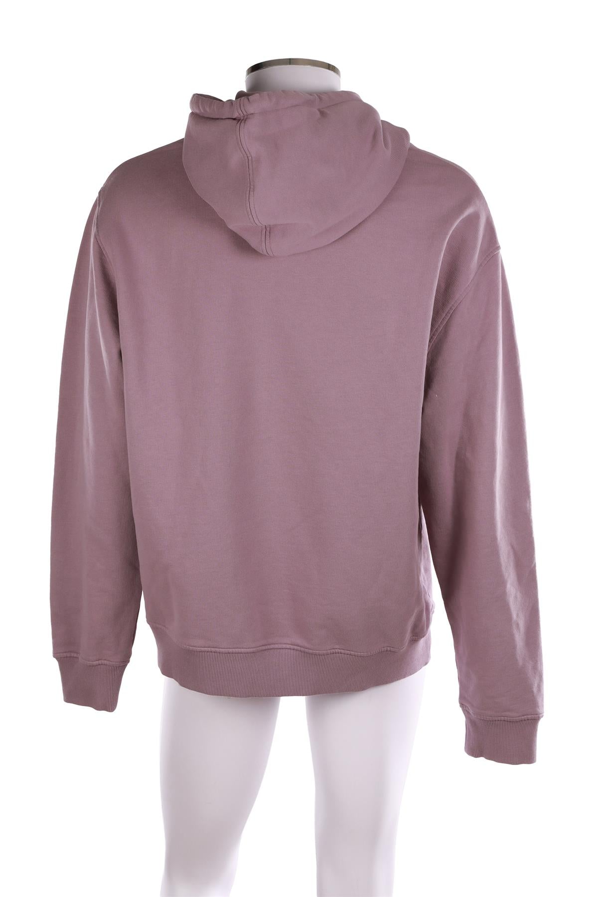 AMI PARIS PURPLE MEN'S COTTON HOODIE XXLARGE