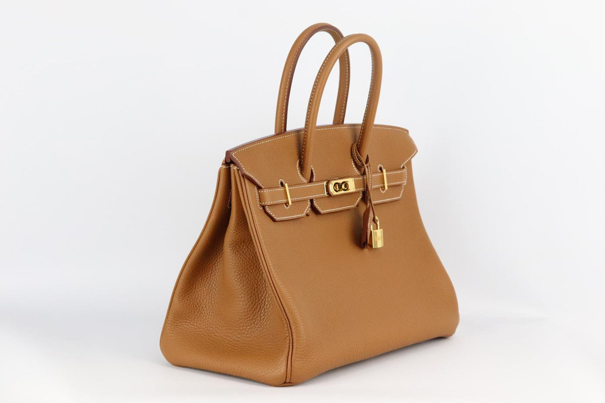 HERMÈS 2012 BIRKIN 35CM VEAU TOGO LEATHER BAG