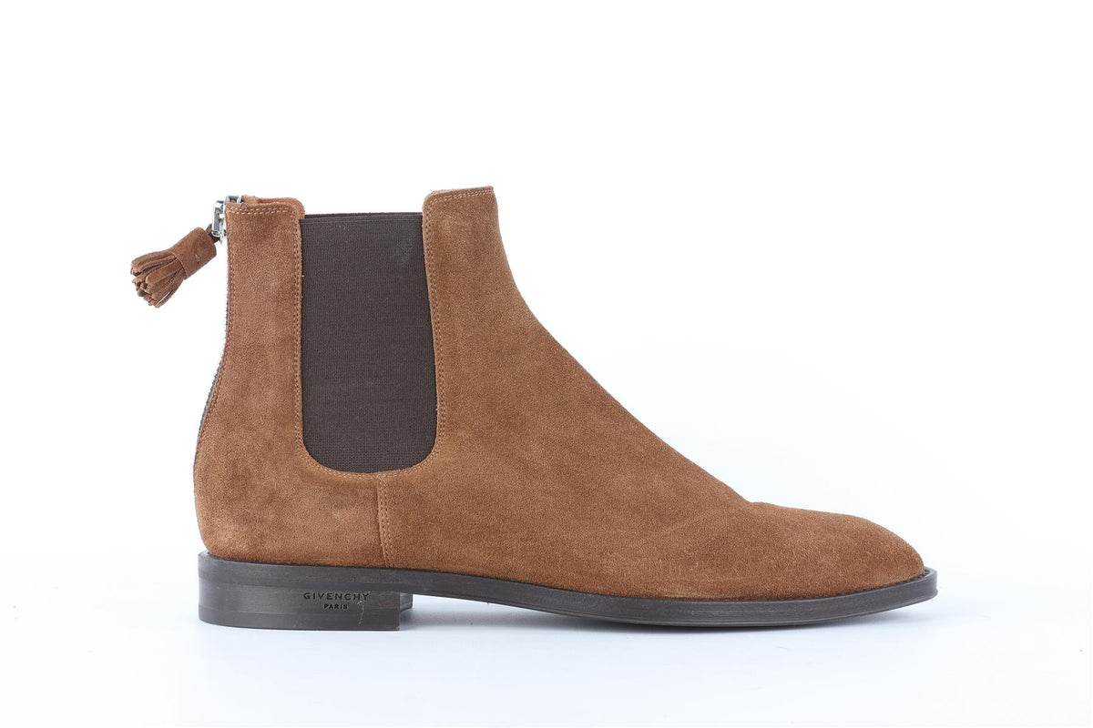 GIVENCHY BROWN MEN'S SUEDE ANKLE BOOTS EU 42 UK 8 US 9