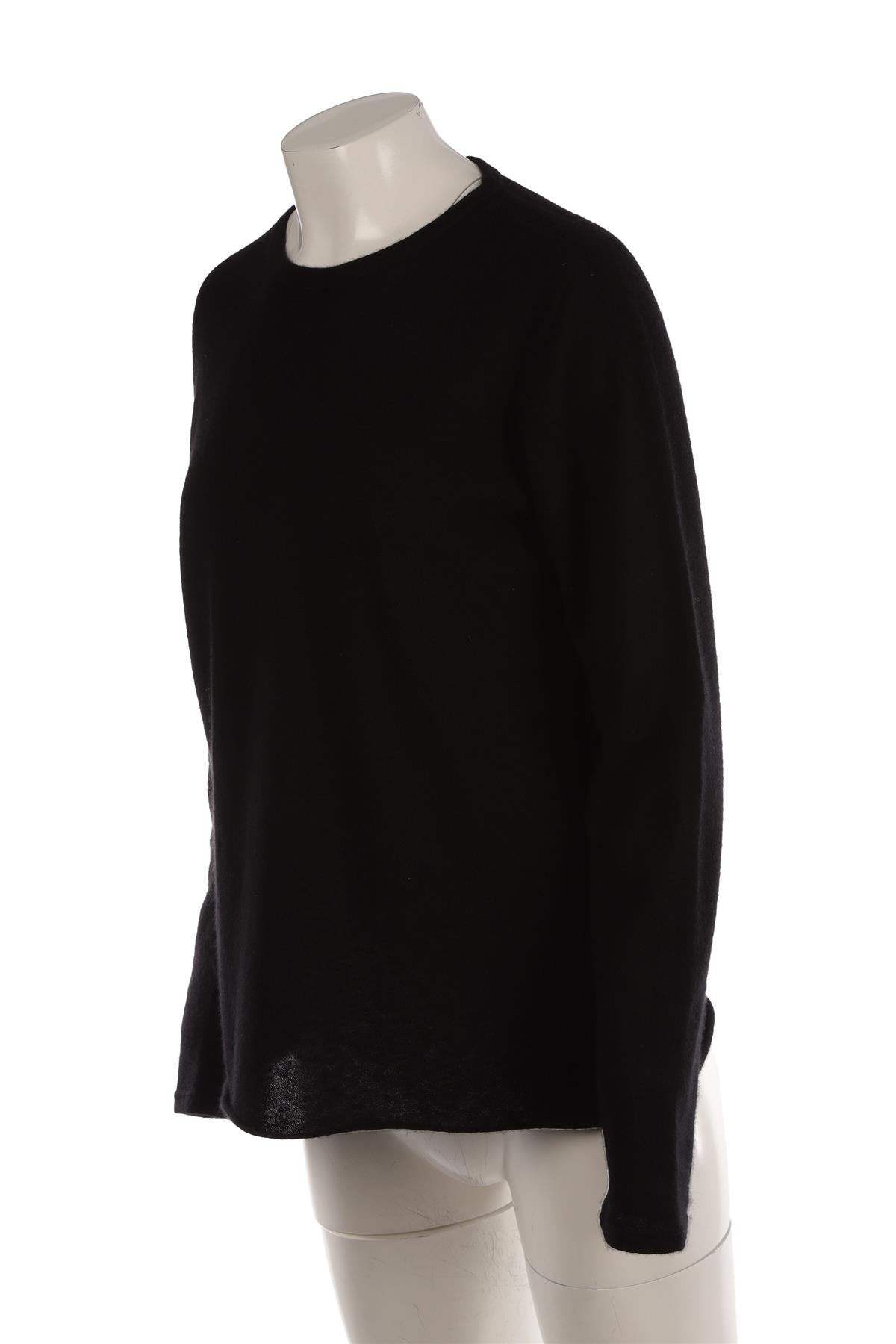 MAJESTIC FILATURES BLACK CASHMERE SWEATER FR 42