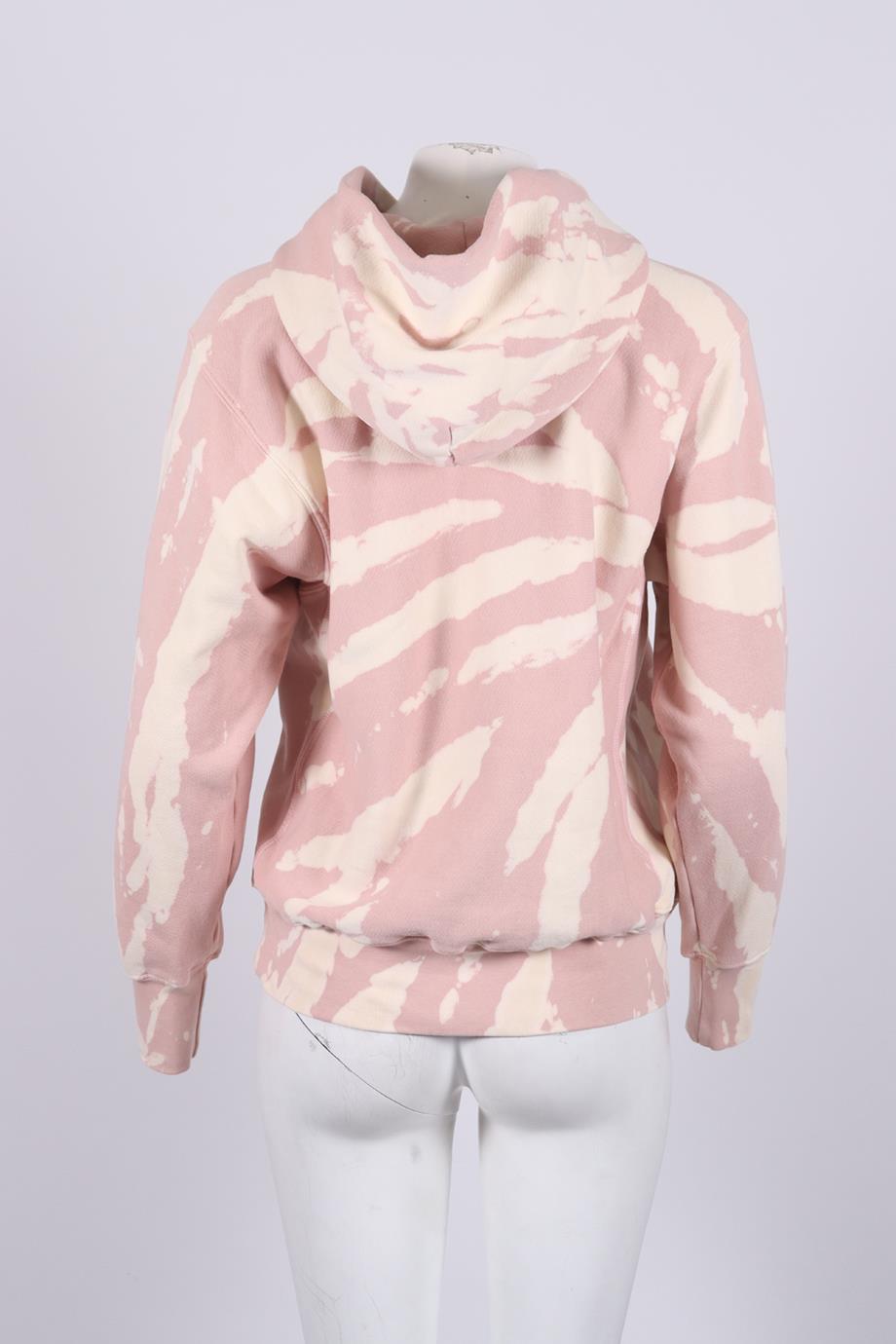 LES TIEN TIE DYED COTTON HOODIE XXSMALL