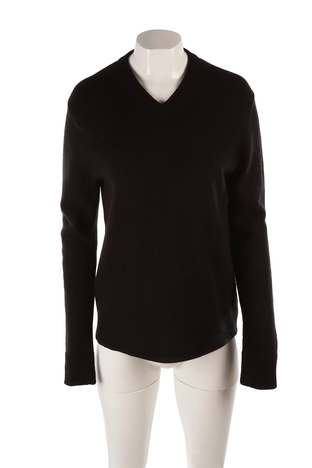 BLACK WOOL SWEATER