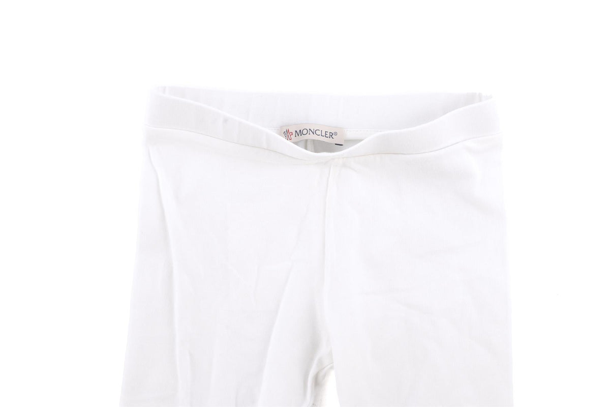 MONCLER WHITE KIDS GIRLS LEGGINGS 2 YEARS