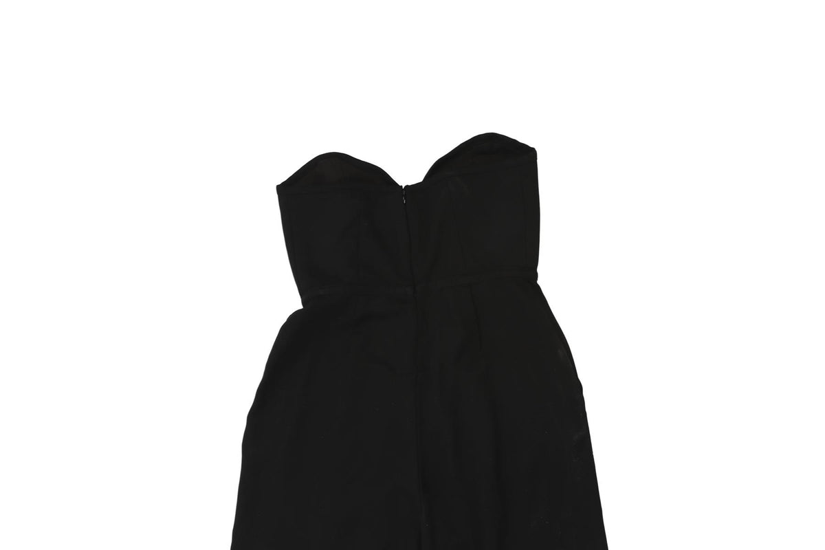 MARA HOFFMAN BLACK TENCEL JUMPSUIT US 0 UK 4