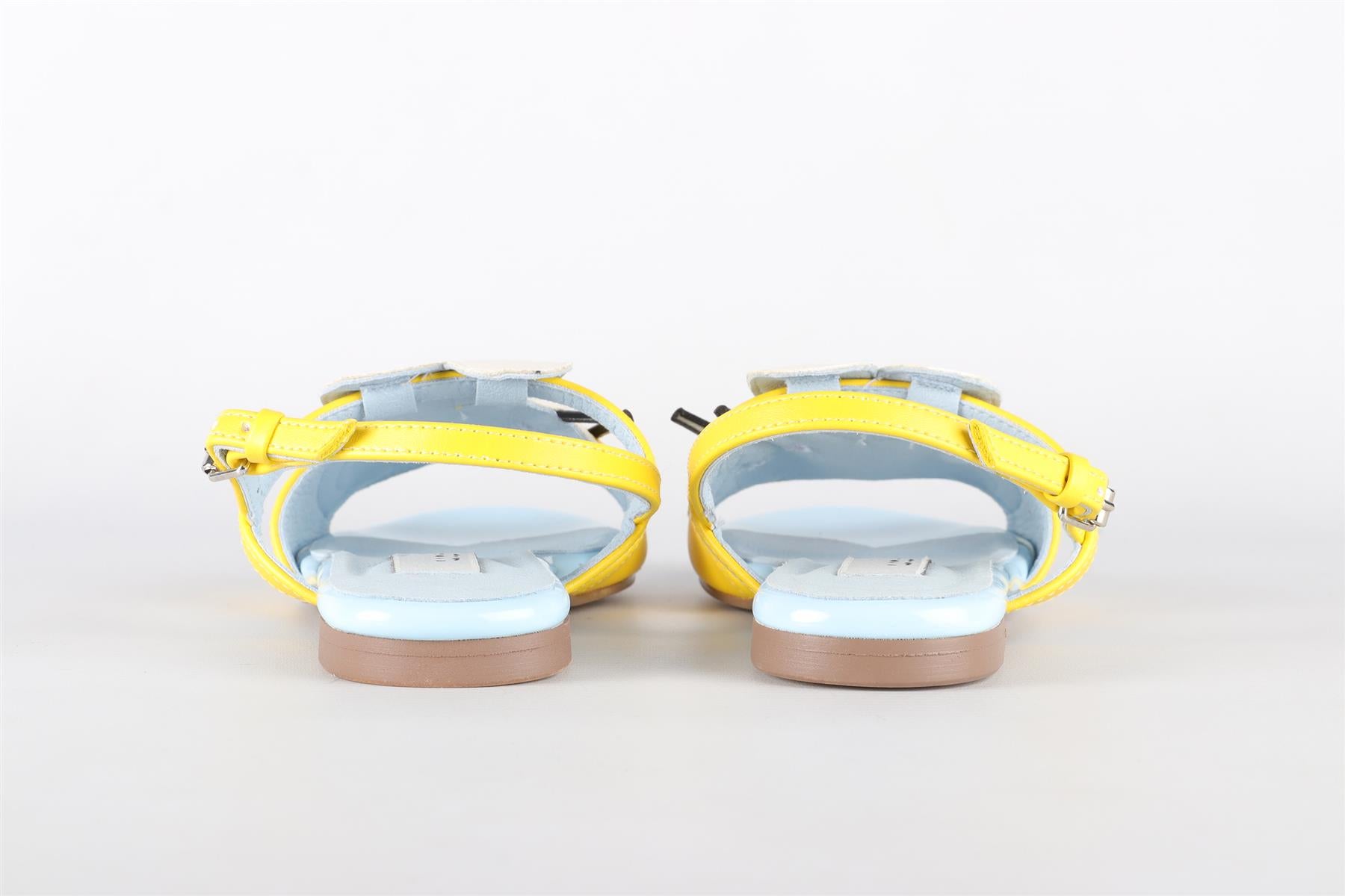 STELLA MCCARTNEY YELLOW KIDS GIRLS SANDALS EU 28 UK 10 US 11