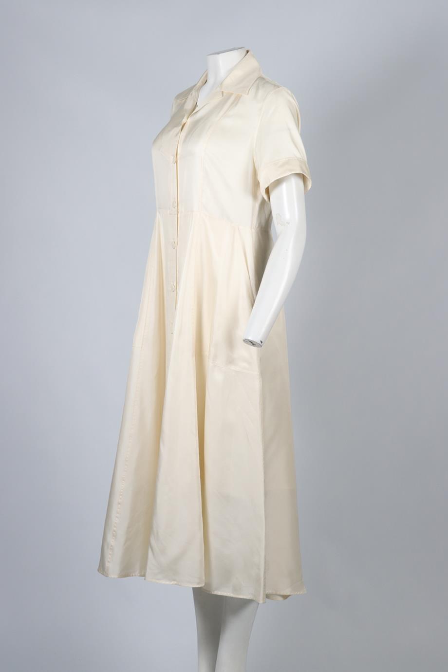 CALVIN KLEIN SILK MAXI DRESS IT 40 UK 8