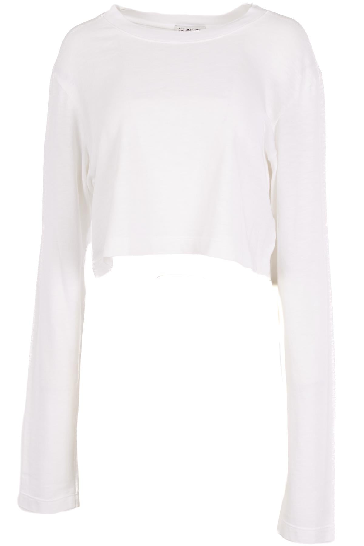 COTTON CITIZEN WHITE COTTON TOP MEDIUM