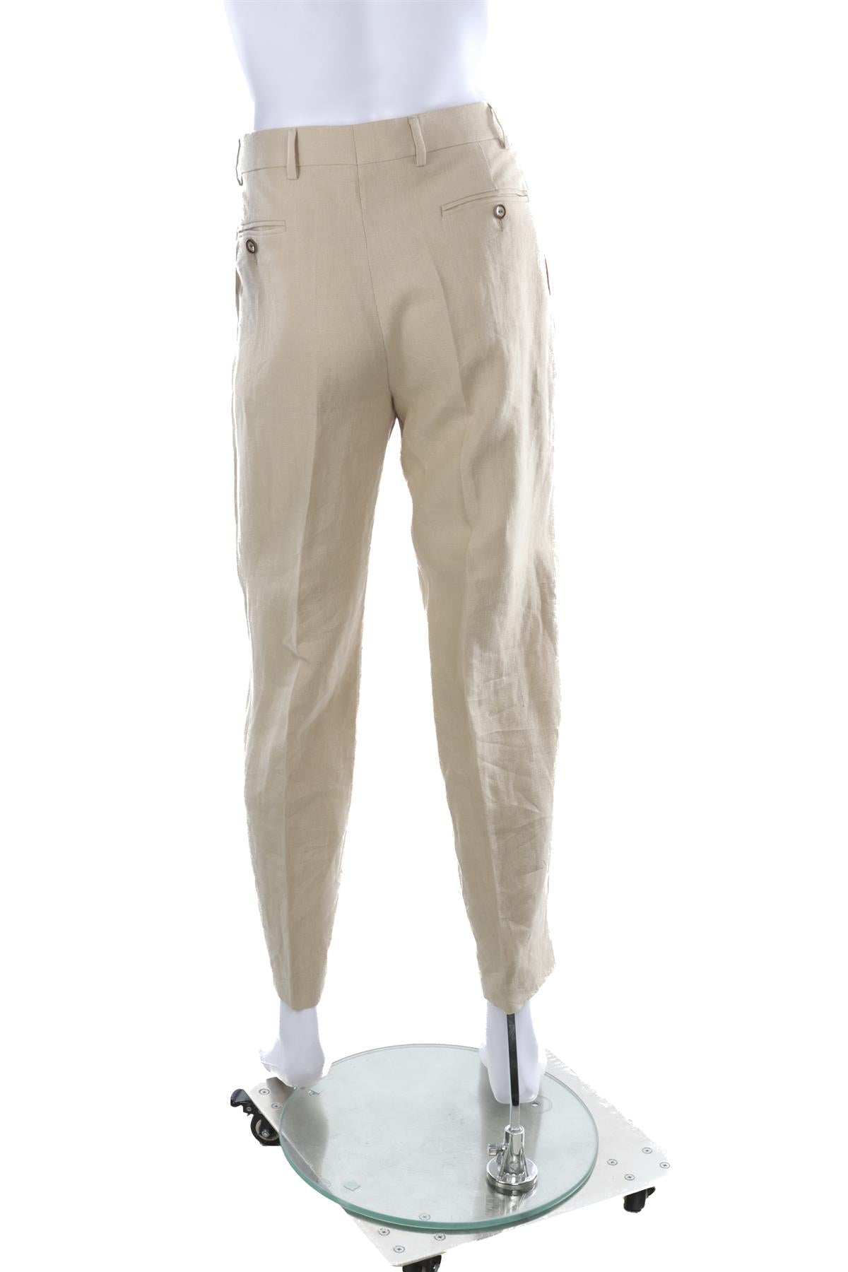 THOMAS FARTHING BEIGE MENS LINEN SUIT UK/US 36 FR 36 IT 46