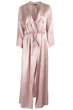 ANN DEMEULEMESTER PINK SATIN MIDI DRESS IT 40 UK 8