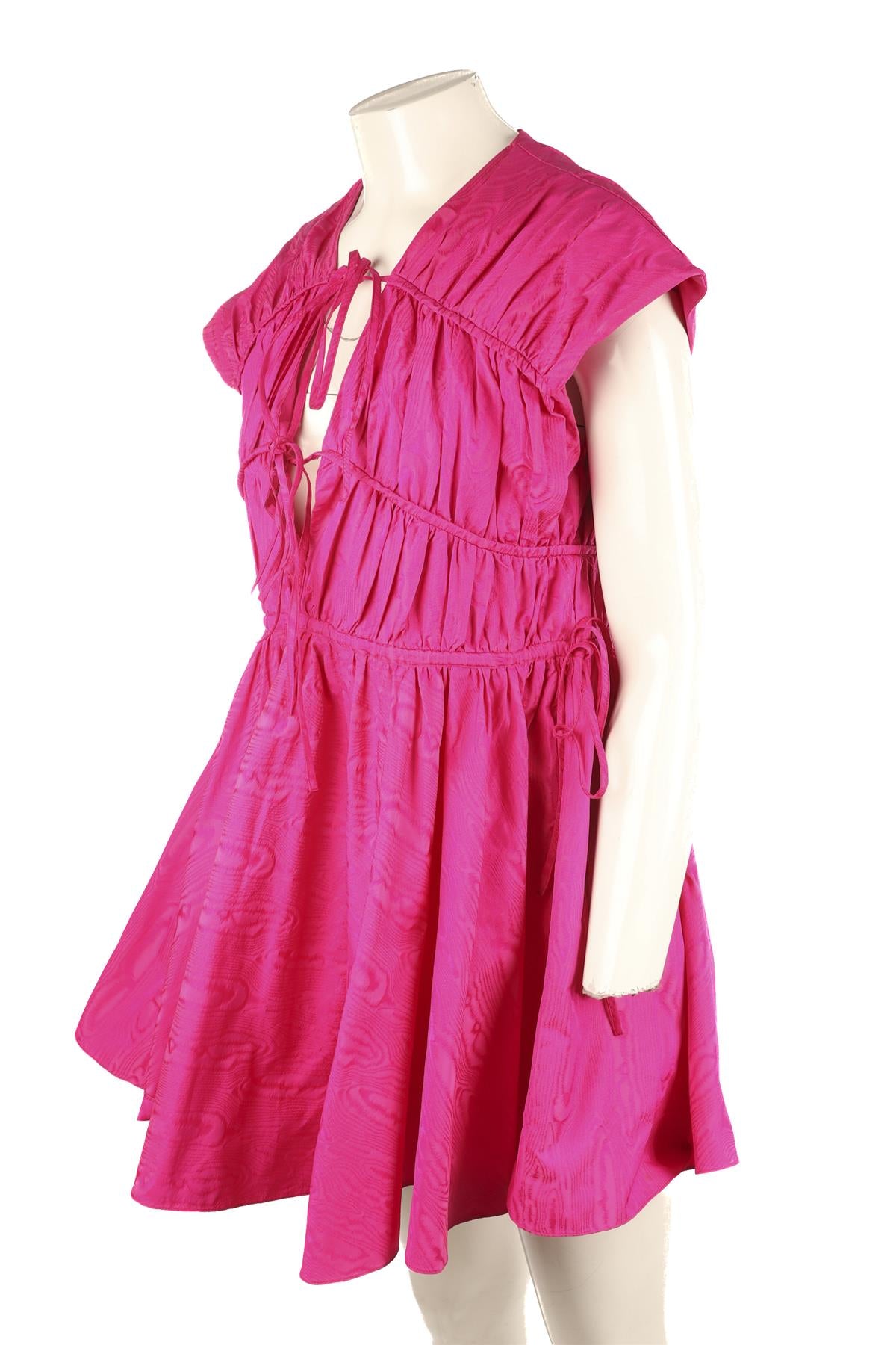 TOVE PINK TAFFETA MINI DRESS FR 36 UK 8