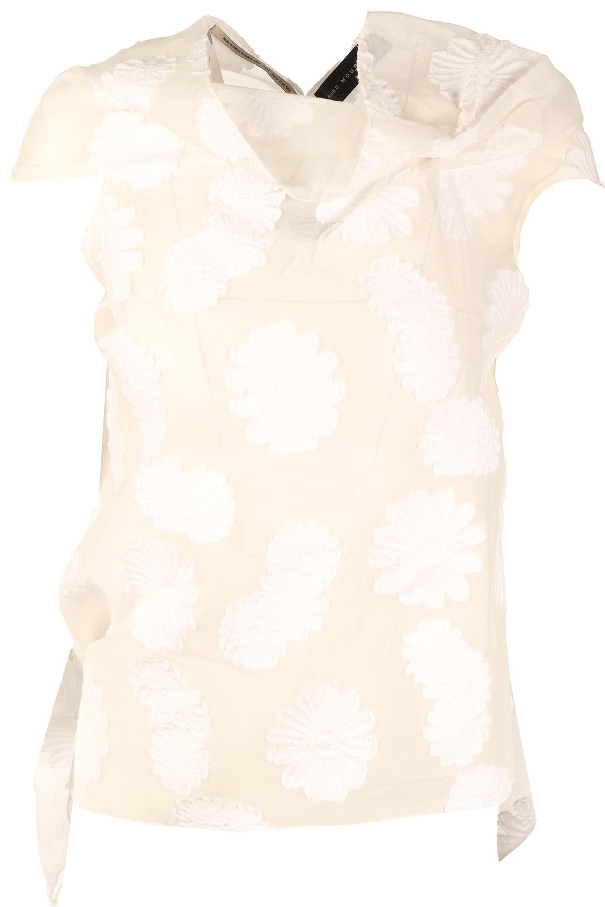 ROLAND MOURET WHITE COTTON TOP UK 8