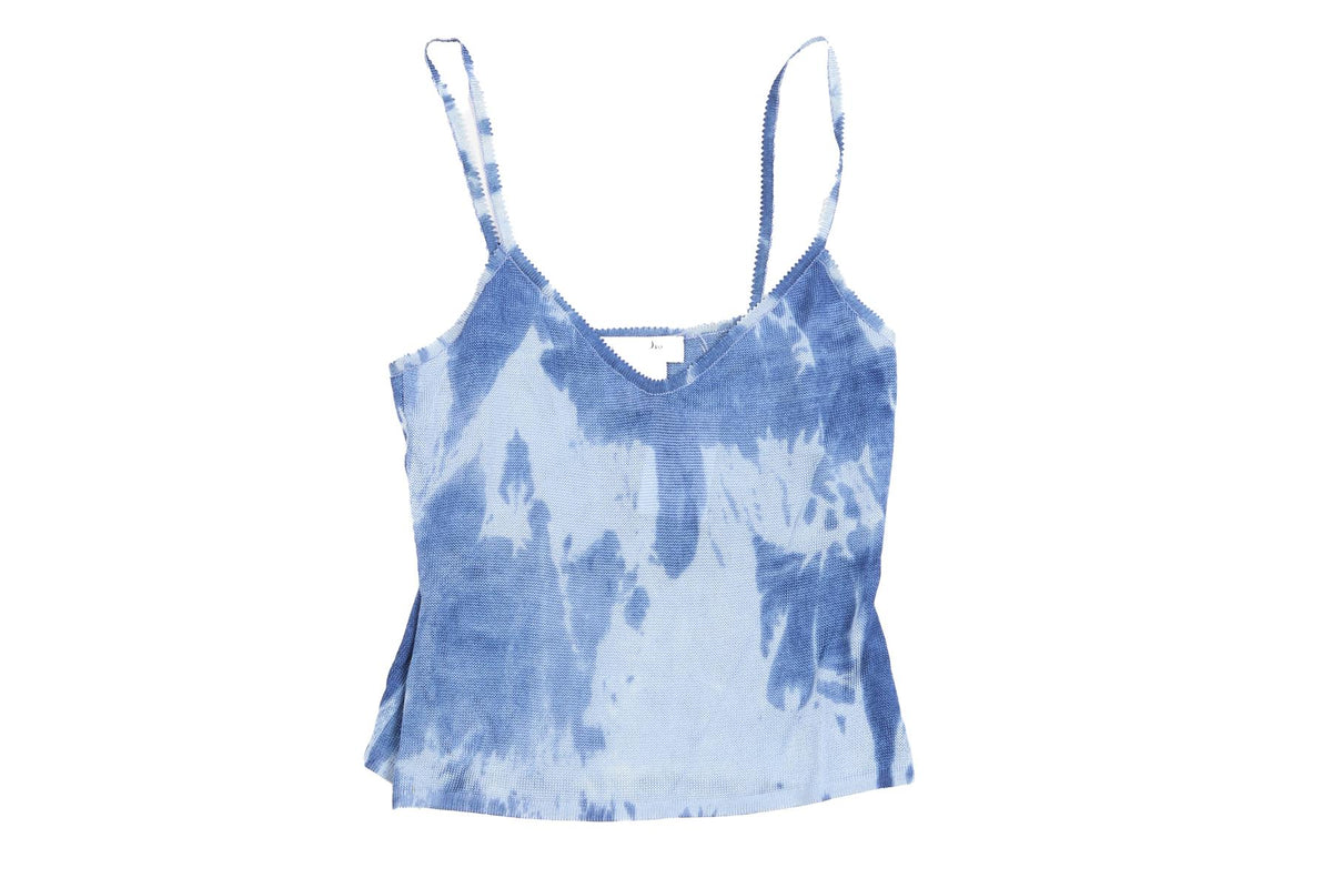 CHRISTIAN DIOR BLUE KNIT TOP FR 36 UK 8