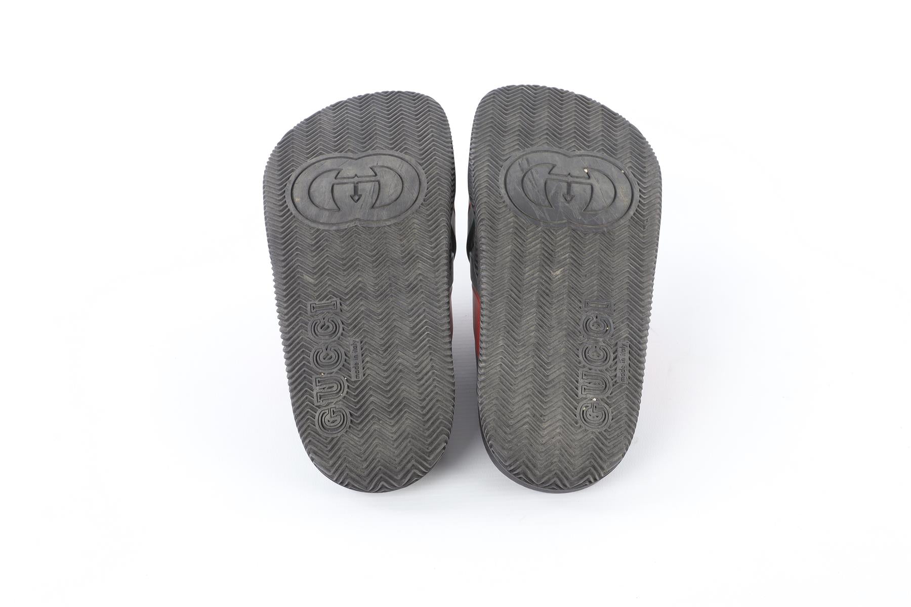 GUCCI RED KIDS BOYS SLIDES EU 36 UK 3.5 US 4