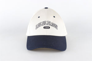 LULULEMON ECRU COTTON BASBEBALL CAP SMALL/MEDIUM