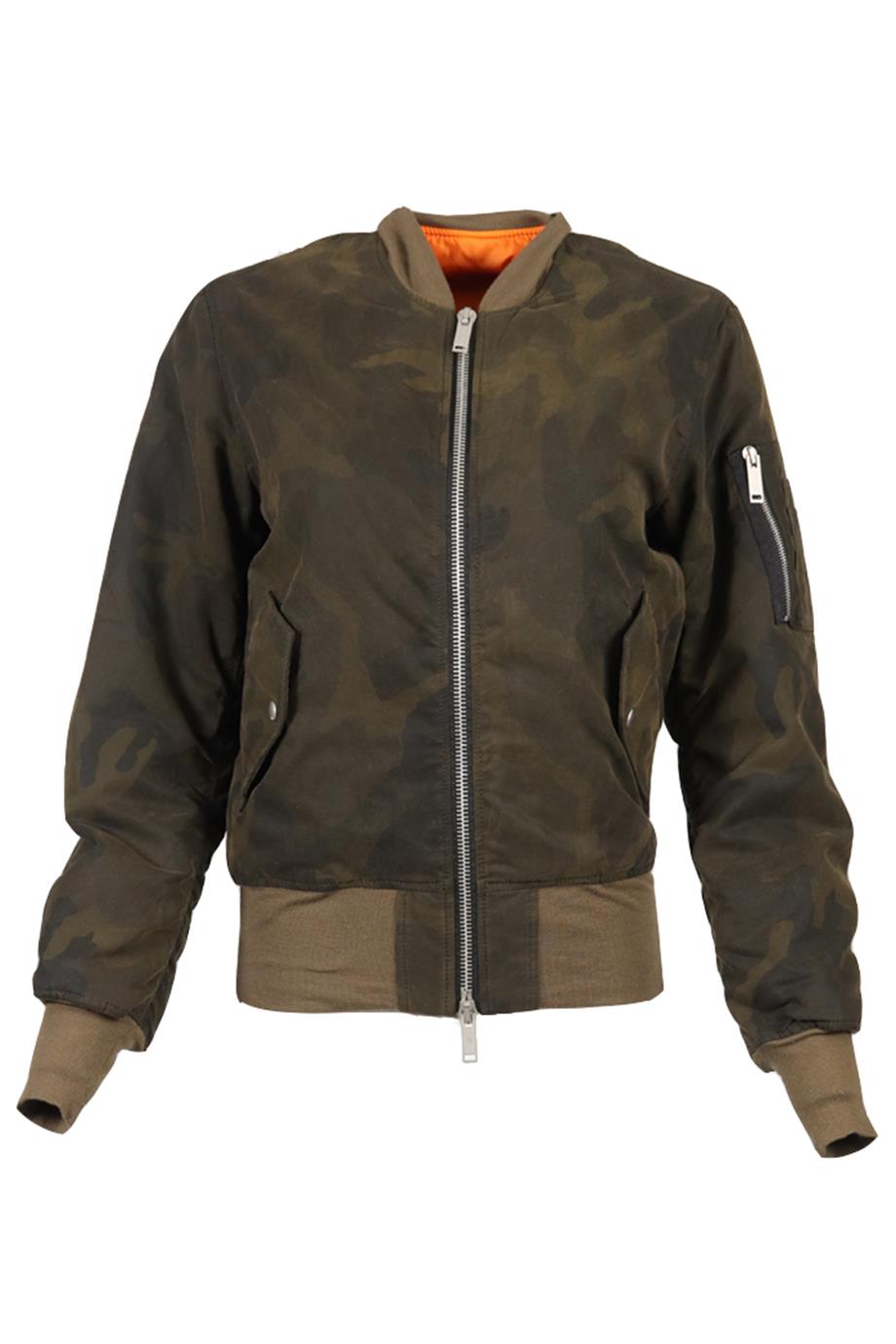 UNRAVEL PROJECT COTTON BLEND BOMBER JACKET FR 38 UK 10