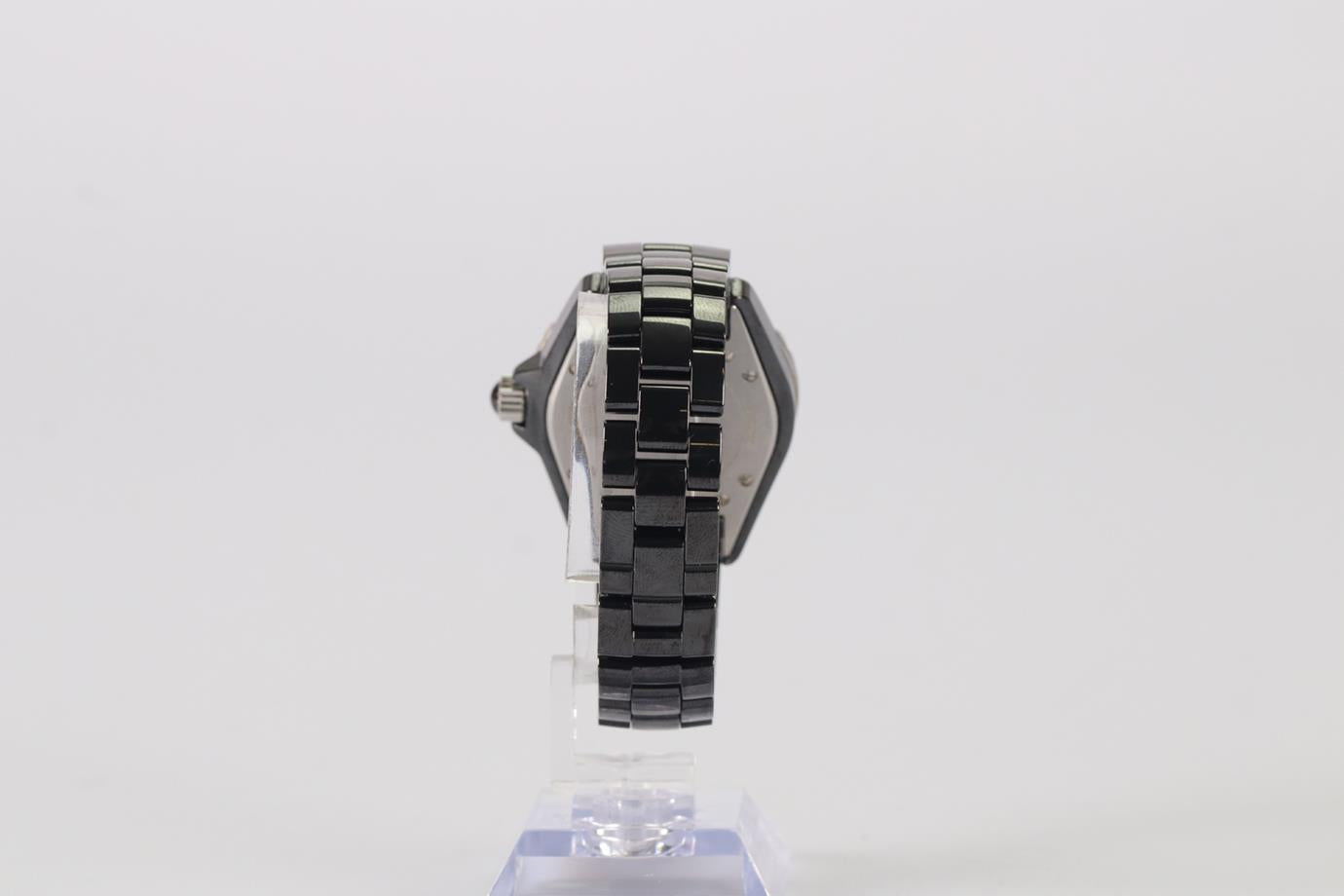 CHANEL J12 33 MM STAINLESS STEEL WRIST WATCH