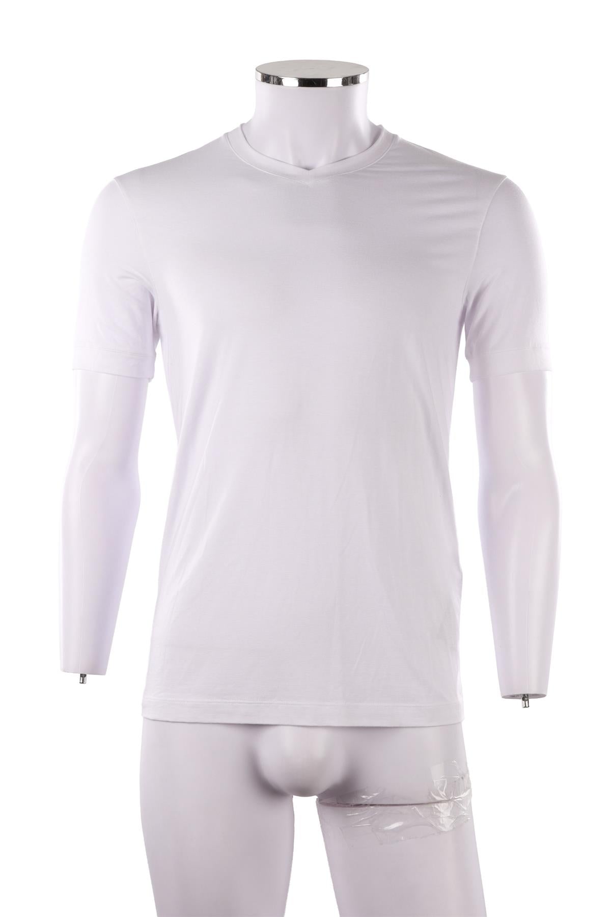 WHITE JERSEY T-SHIRT