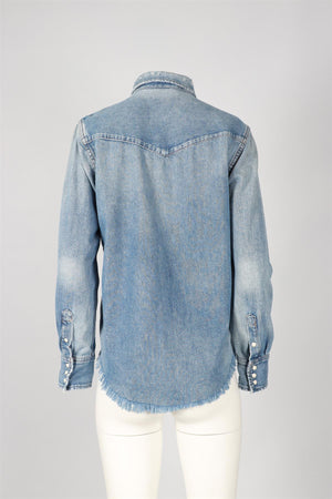 RE/DONE BLUE DENIM SHIRT