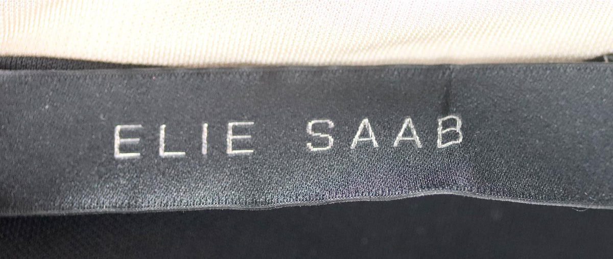 ELIE SAAB DRAPED JERSEY GOWN FR 38 UK 10
