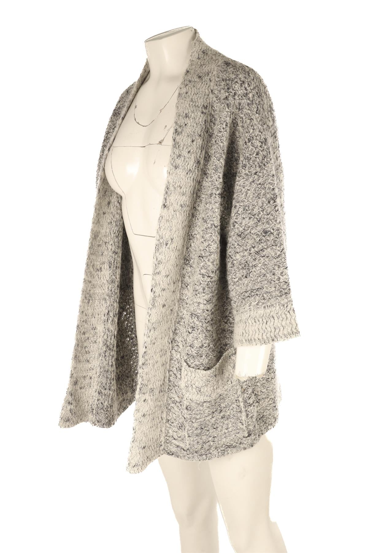 ISABEL MARANT GREY KNIT CARDIGAN FR 38 UK 10