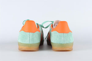 ADIDAS GREEN GAZELLE PULSE MINT SOLAR ORANGE SNEAKERS EU 38 2/3 UK 5.5 US 7
