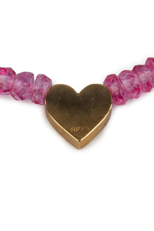 ROXANNE FIRST PINK THE WARRIOR BEAD NECKLACE 34-37 CM