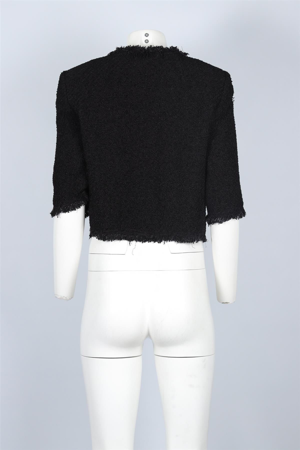 SONIA RYKEL BLACK WOOL JACKET FR 40 UK 12