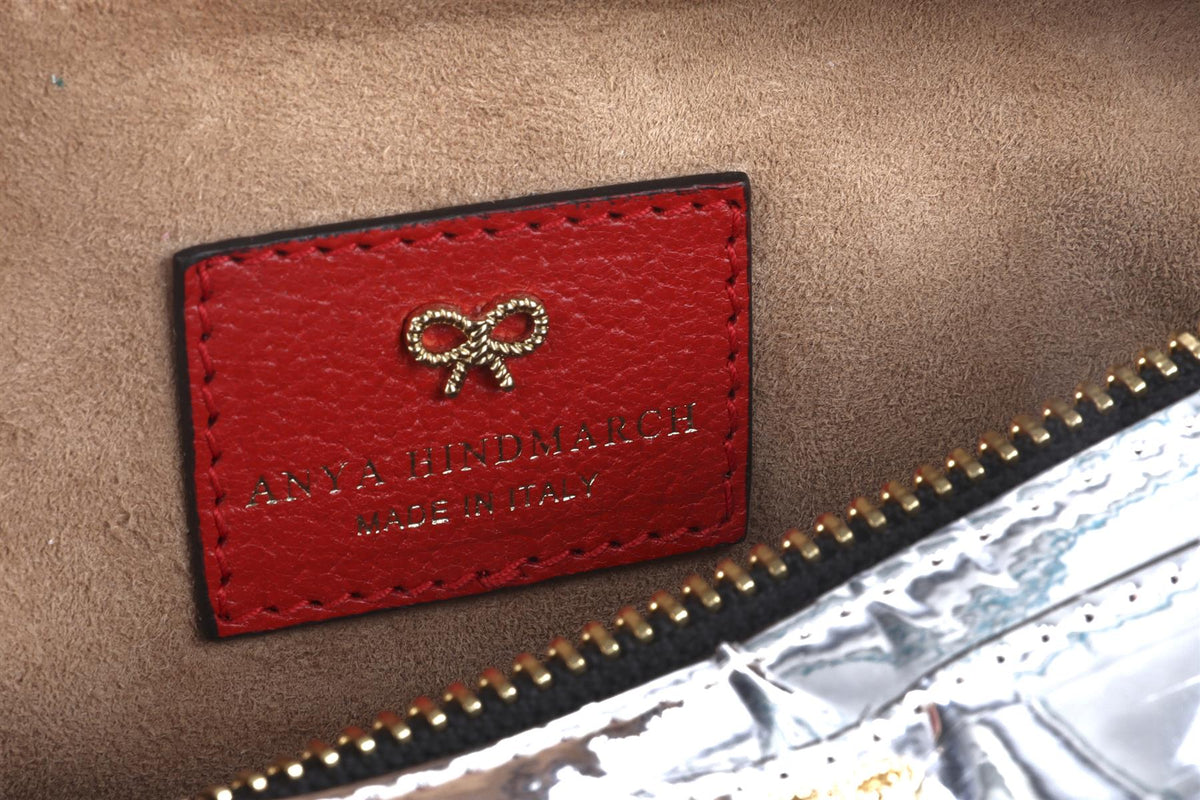 ANYA HINDMARCH RED KIT KAT CLUTCH