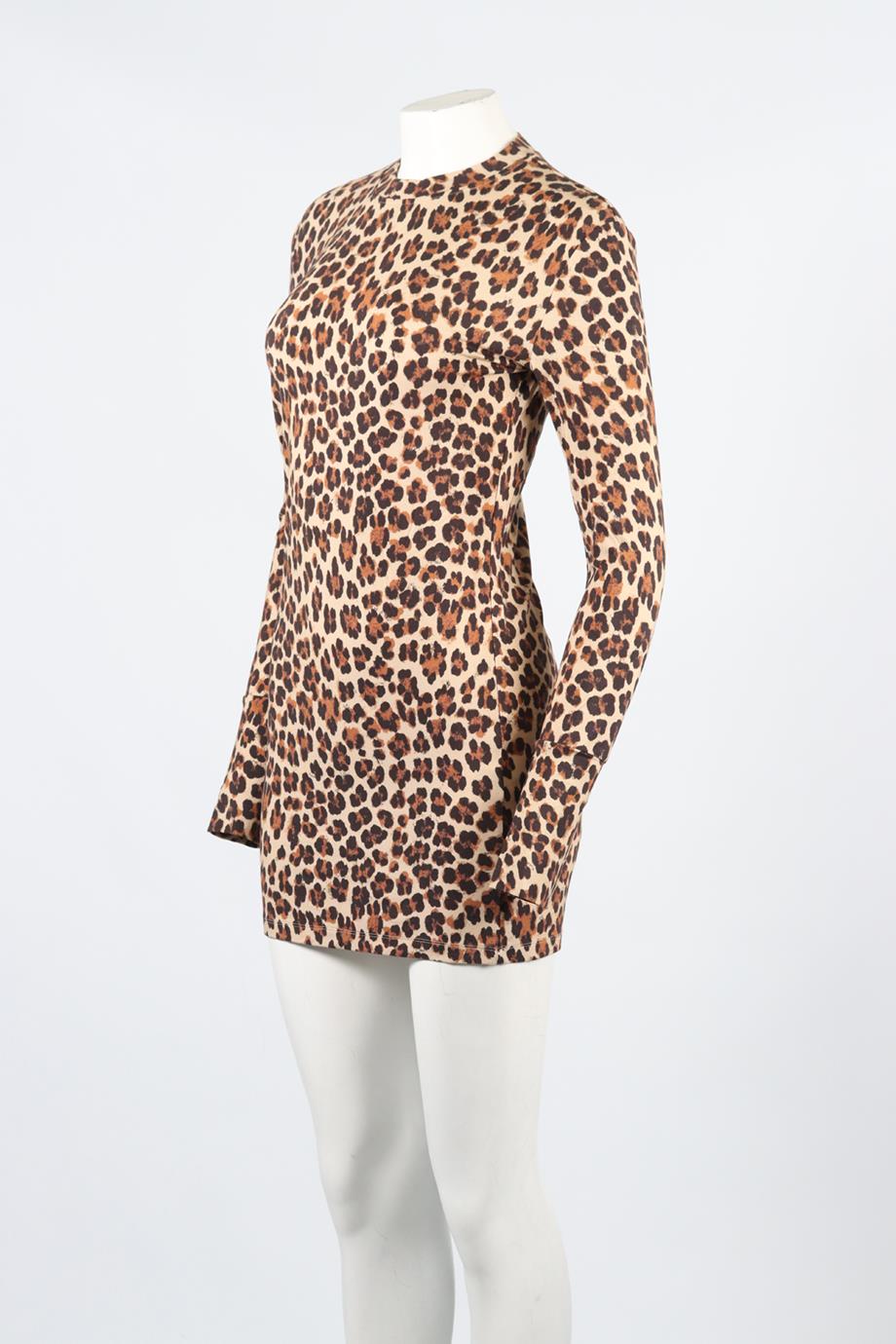 CAROLINE CONSTAS JERSEY MINI DRESS LARGE