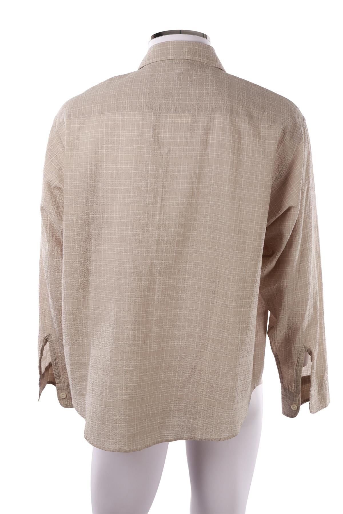 GREY MEN'S COTTON SHIRT