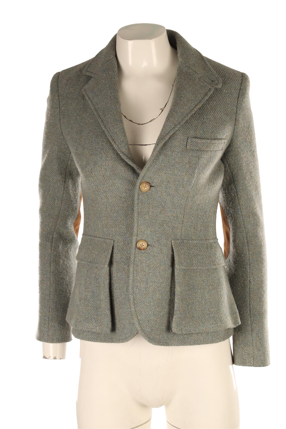 RALPH LAUREN BLUE WOOL BLAZER US 6 UK 10